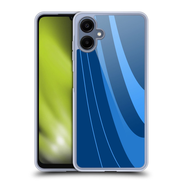 Ameritech Graphics Blue Mono Swirl Soft Gel Case for Samsung Galaxy A06 4G / 5G