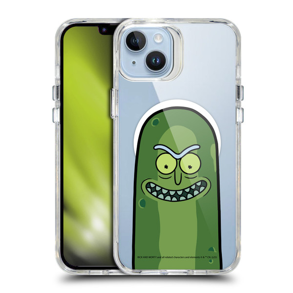 Rick And Morty Character Art Pickle Rick SHOCKPROOF BUMPER CASE COMPATIBLE WITH Apple iPhone 14 Plus & MAGSAFE