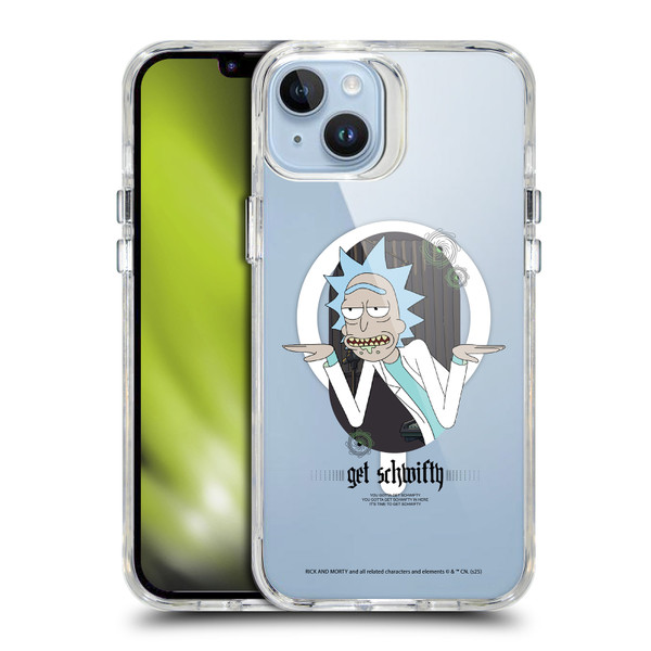 Rick And Morty Character Art Vibe SHOCKPROOF BUMPER CASE COMPATIBLE WITH Apple iPhone 14 Plus & MAGSAFE