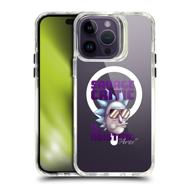 Rick And Morty Character Art Cool Rick SHOCKPROOF BUMPER CASE COMPATIBLE WITH Apple iPhone 14 Pro Max & MAGSAFE