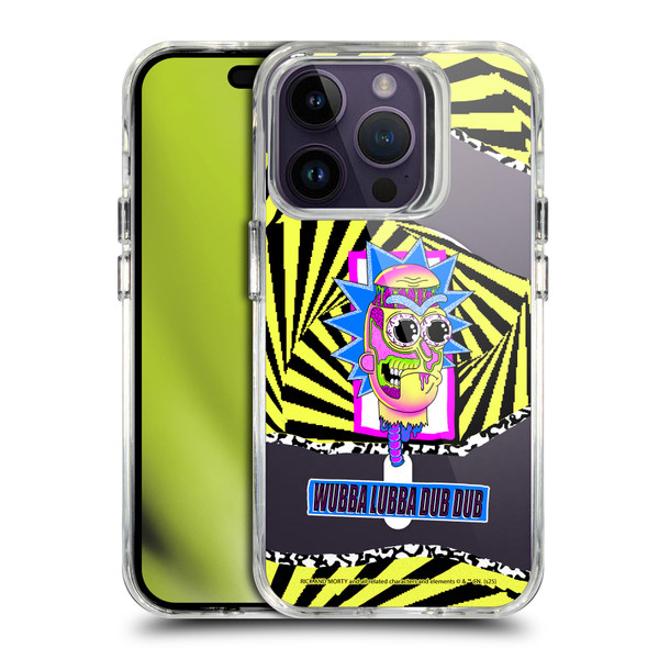 Rick And Morty Character Art Rick Sanchez SHOCKPROOF BUMPER CASE COMPATIBLE WITH Apple iPhone 14 Pro & MAGSAFE