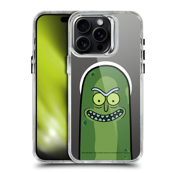 Rick And Morty Character Art Pickle Rick SHOCKPROOF BUMPER CASE COMPATIBLE WITH Apple iPhone 15 Pro Max & MAGSAFE