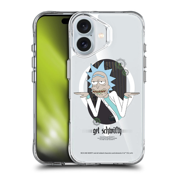 Rick And Morty Character Art Vibe SHOCKPROOF BUMPER CASE COMPATIBLE WITH Apple iPhone 16 & MAGSAFE