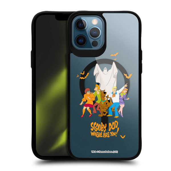 Scooby-Doo Character Art Group Halloween BLACK SHOCKPROOF BUMPER CASE COMPATIBLE WITH Apple iPhone 12 Pro Max & MAGSAFE