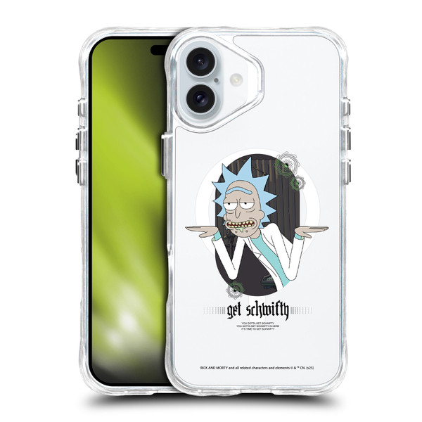 Rick And Morty Character Art Vibe SHOCKPROOF BUMPER CASE COMPATIBLE WITH Apple iPhone 16 Plus & MAGSAFE