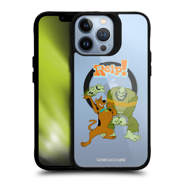 Scooby-Doo Character Art Capture BLACK SHOCKPROOF BUMPER CASE COMPATIBLE WITH Apple iPhone 13 Pro Max & MAGSAFE