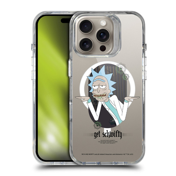 Rick And Morty Character Art Vibe SHOCKPROOF BUMPER CASE COMPATIBLE WITH Apple iPhone 16 Pro & MAGSAFE