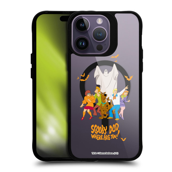 Scooby-Doo Character Art Group Halloween BLACK SHOCKPROOF BUMPER CASE COMPATIBLE WITH Apple iPhone 14 Pro Max & MAGSAFE