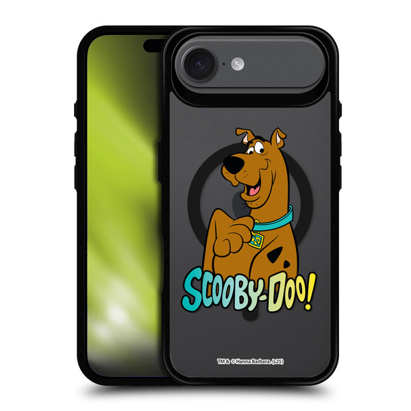 Scooby-Doo Character Art Pose BLACK SHOCKPROOF BUMPER CASE COMPATIBLE WITH Apple iPhone 17 Air & MAGSAFE