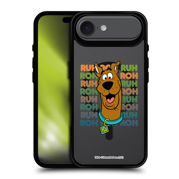 Scooby-Doo Character Art Silly BLACK SHOCKPROOF BUMPER CASE COMPATIBLE WITH Apple iPhone 17 Air & MAGSAFE