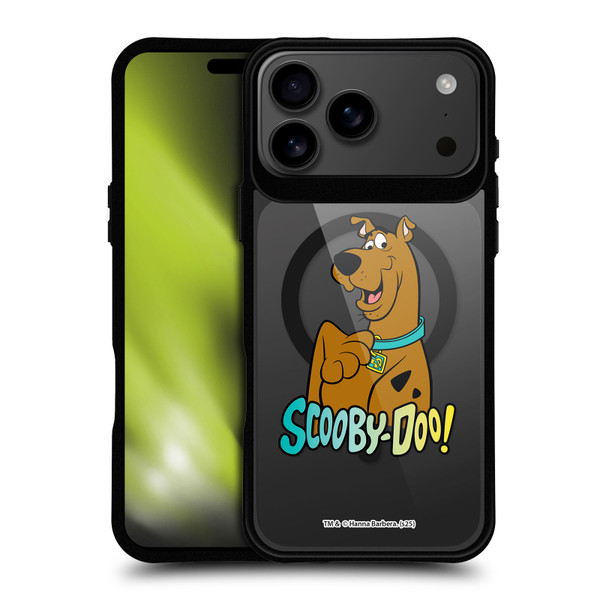 Scooby-Doo Character Art Pose BLACK SHOCKPROOF BUMPER CASE COMPATIBLE WITH Apple iPhone 17 Pro Max & MAGSAFE