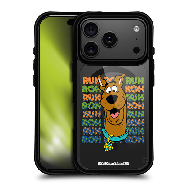 Scooby-Doo Character Art Silly BLACK SHOCKPROOF BUMPER CASE COMPATIBLE WITH Apple iPhone 17 Pro & MAGSAFE