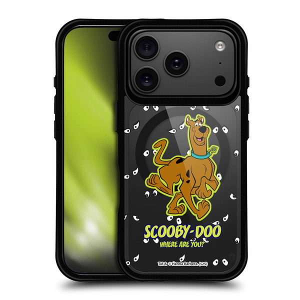Scooby-Doo Character Art Where Are You BLACK SHOCKPROOF BUMPER CASE COMPATIBLE WITH Apple iPhone 17 Pro & MAGSAFE