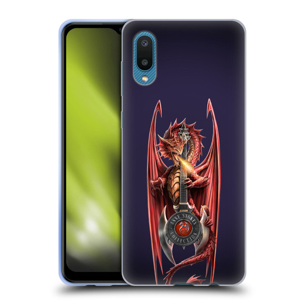 Anne Stokes Dragons Power Chord Soft Gel Case for Samsung Galaxy A02/M02 (2021)