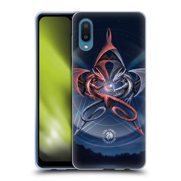 Anne Stokes Dragons 3 Pentagram Soft Gel Case for Samsung Galaxy A02/M02 (2021)
