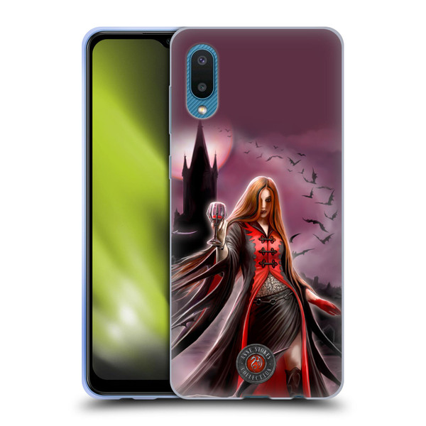 Anne Stokes Gothic Blood Moon Soft Gel Case for Samsung Galaxy A02/M02 (2021)