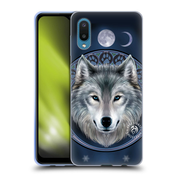 Anne Stokes Wolves Lunar Soft Gel Case for Samsung Galaxy A02/M02 (2021)