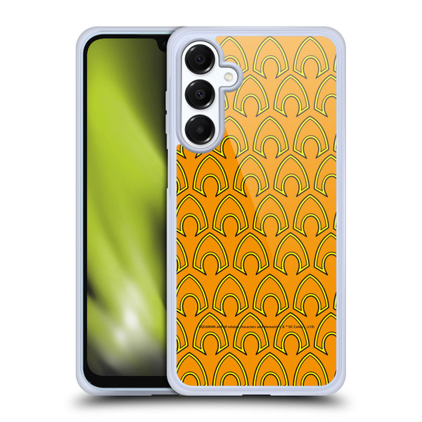 Aquaman DC Comics Logo Pattern Soft Gel Case for Samsung Galaxy A16 5G & MagSafe