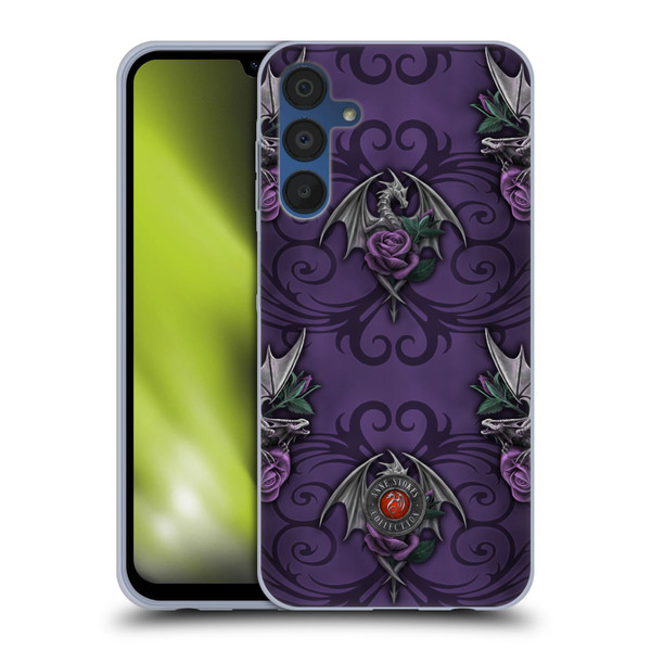 Anne Stokes Dragons 3 Pattern Soft Gel Case for Samsung Galaxy A15 & MagSafe