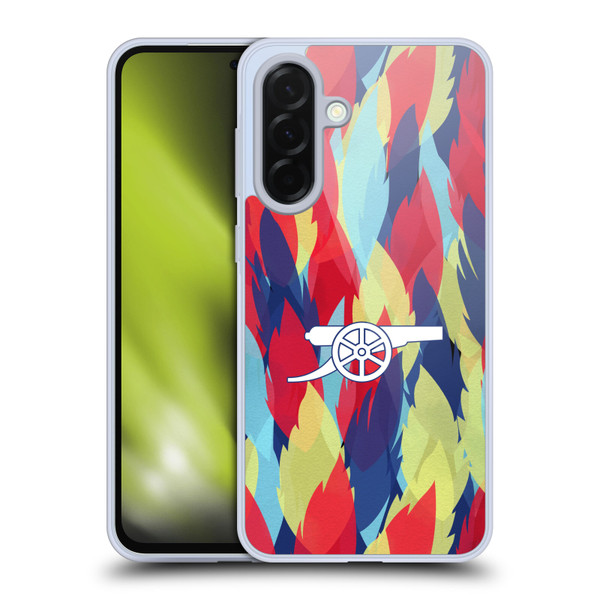 Arsenal FC Training Patterns Multicolour Soft Gel Case for Samsung Galaxy A36 5G