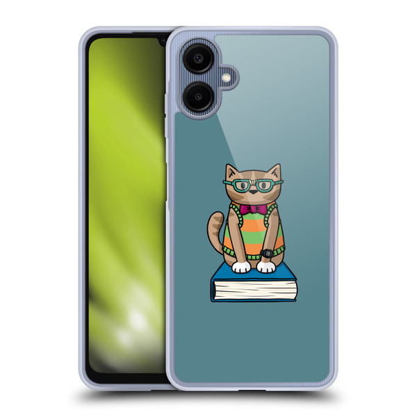 Beth Wilson Doodlecats Nerd Soft Gel Case for Samsung Galaxy A06 4G / 5G
