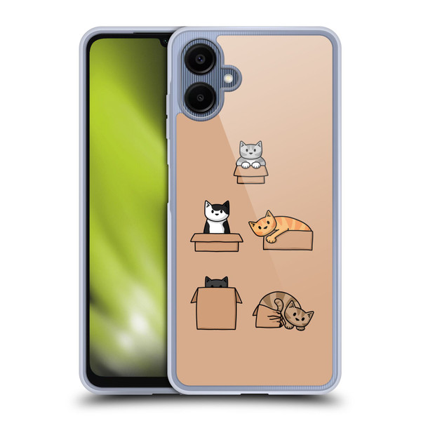 Beth Wilson Doodle Cats 2 Boxes Soft Gel Case for Samsung Galaxy A06 4G / 5G