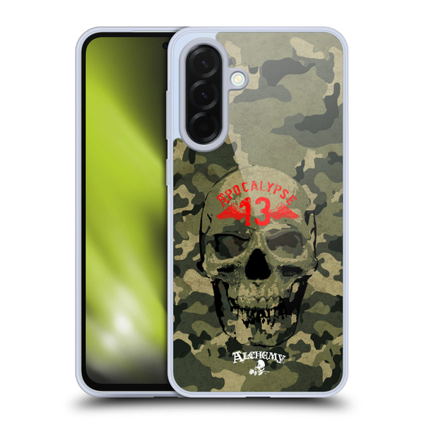 Alchemy Gothic Skull Camo Skull Soft Gel Case for Samsung Galaxy A36 5G
