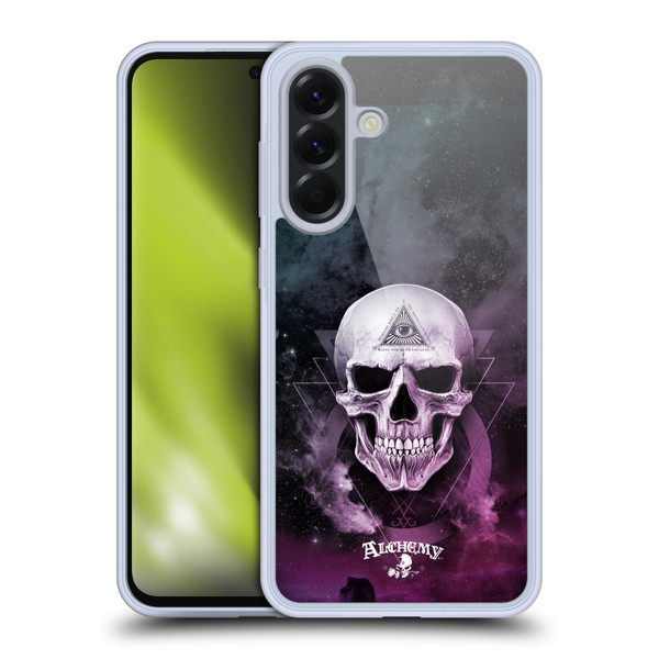 Alchemy Gothic Skull The Void Geometric Soft Gel Case for Samsung Galaxy A56 5G