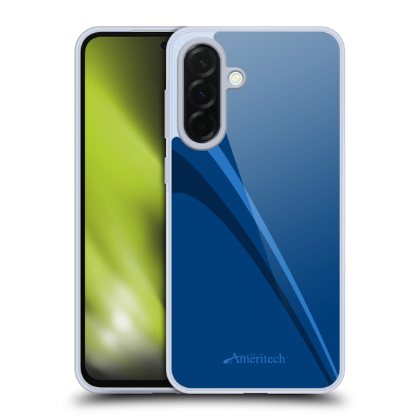 Ameritech Graphics Blue Mono Lines Soft Gel Case for Samsung Galaxy A36 5G