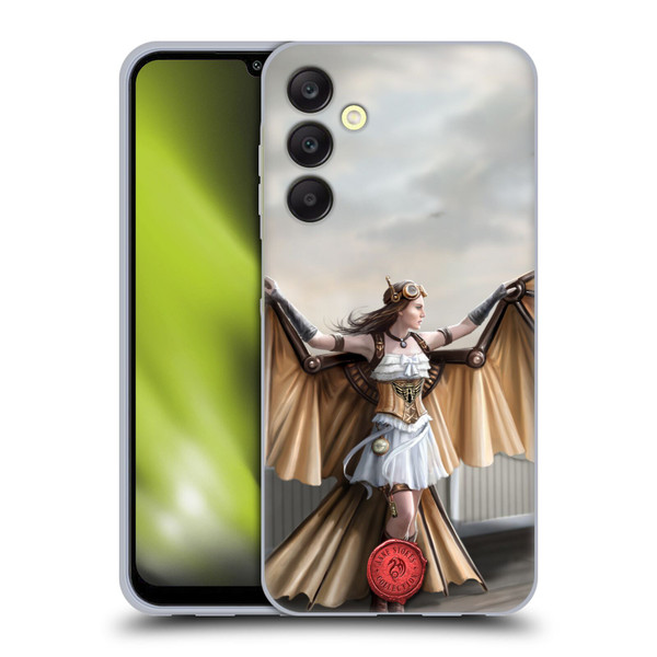 Anne Stokes Steampunk Aviator Soft Gel Case for Samsung Galaxy A25 5G
