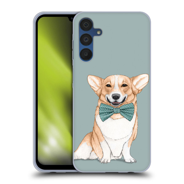 Barruf Dogs Corgi Soft Gel Case for Samsung Galaxy A15 & MagSafe