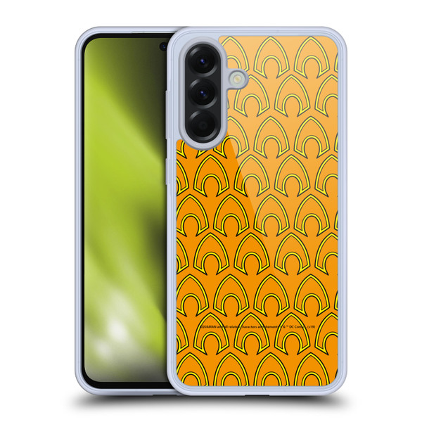 Aquaman DC Comics Logo Pattern Soft Gel Case for Samsung Galaxy A56 5G