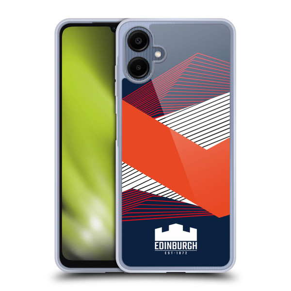 Edinburgh Rugby Graphics Shapes Soft Gel Case for Samsung Galaxy A06 4G / 5G