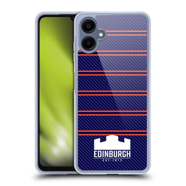 Edinburgh Rugby Logo 2 Stripes Soft Gel Case for Samsung Galaxy A06 4G / 5G