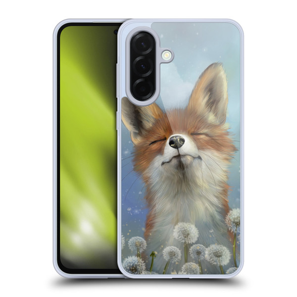 Ash Evans Animals Dandelion Fox Soft Gel Case for Samsung Galaxy A36 5G