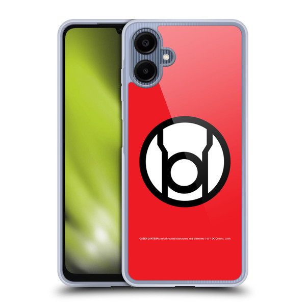 Green Lantern DC Comics Lantern Corps Red Soft Gel Case for Samsung Galaxy A06 4G / 5G