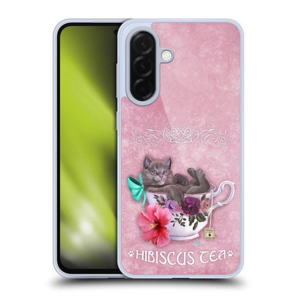 Ash Evans Graphics Hibiscus Tea Soft Gel Case for Samsung Galaxy A36 5G