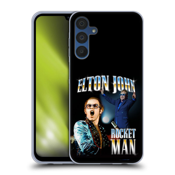 Elton John Rocketman Key Art Soft Gel Case for Samsung Galaxy A15 & MagSafe