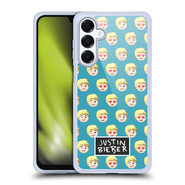 Justin Bieber Justmojis Patterns Soft Gel Case for Samsung Galaxy A16 5G & MagSafe