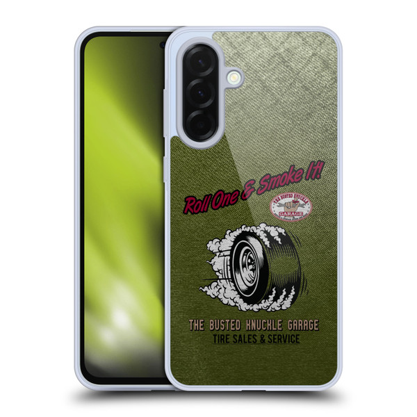 Busted Knuckle Garage Graphics Tire Soft Gel Case for Samsung Galaxy A36 5G