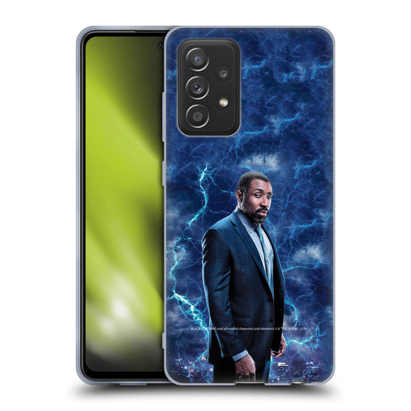Black Lightning Characters Jefferson Pierce Soft Gel Case for Samsung Galaxy A52 / A52s / 5G (2021)