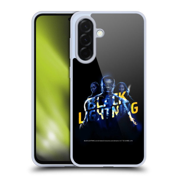 Black Lightning Key Art Group Soft Gel Case for Samsung Galaxy A36 5G