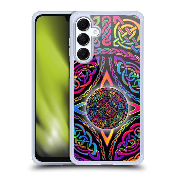 Beth Wilson Rainbow Celtic Knots Shield Soft Gel Case for Samsung Galaxy A16 5G & MagSafe