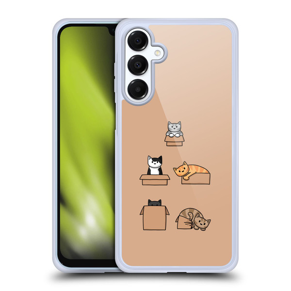 Beth Wilson Doodle Cats 2 Boxes Soft Gel Case for Samsung Galaxy A16 5G & MagSafe