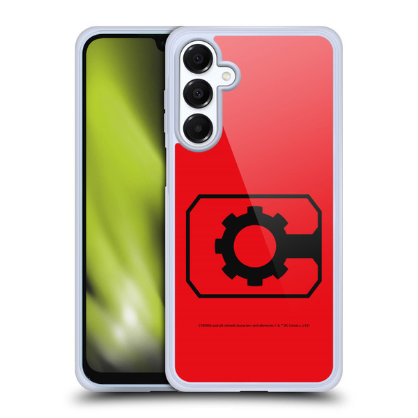 Cyborg DC Comics Logos Geometric Soft Gel Case for Samsung Galaxy A16 5G & MagSafe