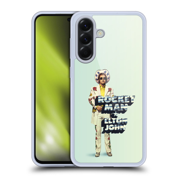 Elton John Artwork Rocket Man Single Soft Gel Case for Samsung Galaxy A56 5G