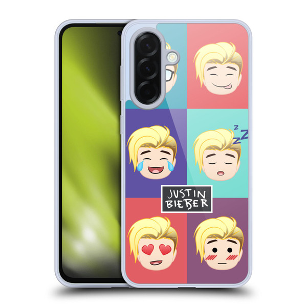 Justin Bieber Justmojis Cute Faces Soft Gel Case for Samsung Galaxy A36 5G