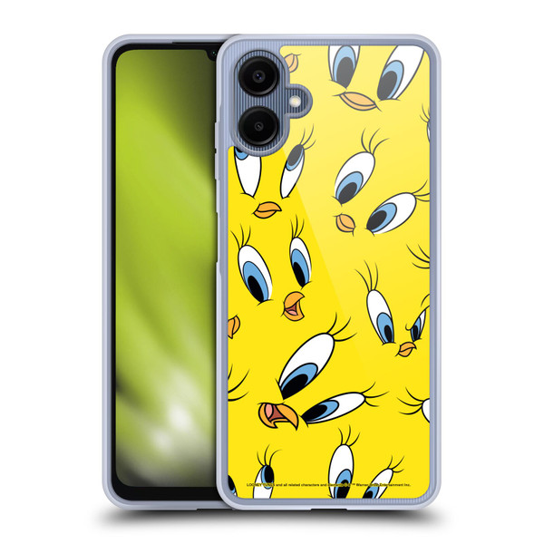 Looney Tunes Patterns Tweety Soft Gel Case for Samsung Galaxy A06 4G / 5G