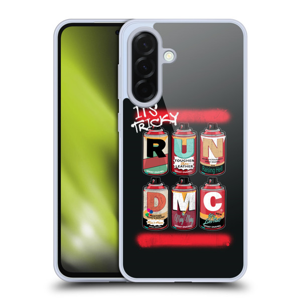 Run-D.M.C. Key Art Spray Cans Soft Gel Case for Samsung Galaxy A36 5G
