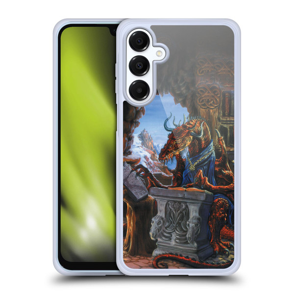 Ed Beard Jr Dragons Ancient Scholar Soft Gel Case for Samsung Galaxy A16 5G & MagSafe